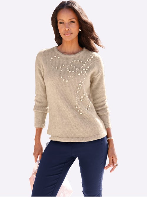 Pull En Tricot Avec Laine - Taille Standard - Witt - Kiabi Pull En Tricot Avec Laine - Taille Standard - Witt - Kiabi