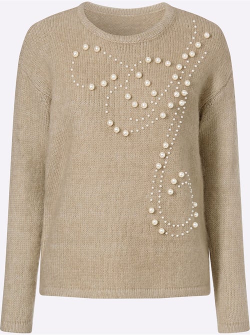 Pull En Tricot Avec Laine - Taille Standard - Witt - Kiabi Pull En Tricot Avec Laine - Taille Standard - Witt - Kiabi