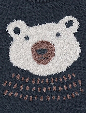 Pull en tricot avec motif ours Noukie's