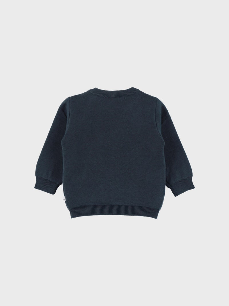 Pull en tricot avec motif ours Noukie's Bleu - Kiabi