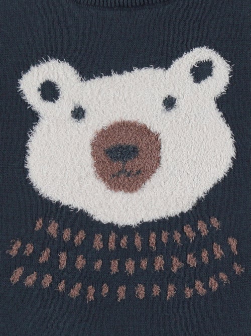 Pull en tricot avec motif ours Noukie's - Kiabi Pull en tricot avec motif ours Noukie's - Kiabi