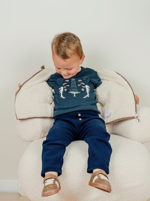 Pull en tricot avec motif tigre Noukie's - Kiabi