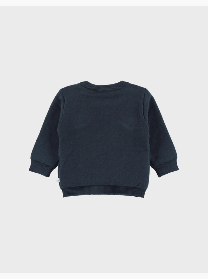 Pull en tricot avec motif tigre Noukie's Bleu - Kiabi