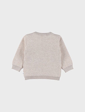 Pull en tricot avec motif zèbre Noukie's