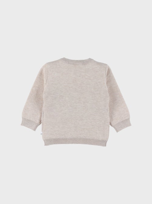 Pull en tricot avec motif zèbre Noukie's - Kiabi