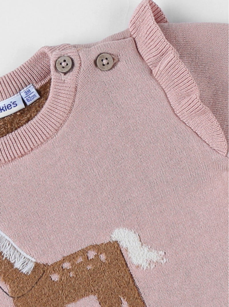 Pull en tricot, cheval Noukie's Rose - Kiabi