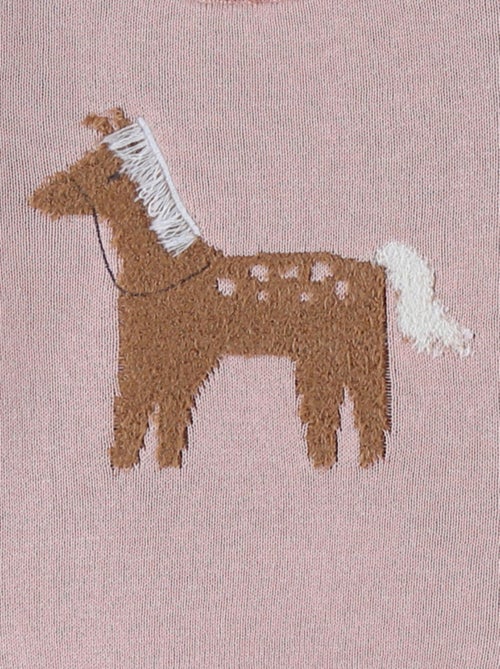 Pull en tricot, cheval Noukie's - Kiabi