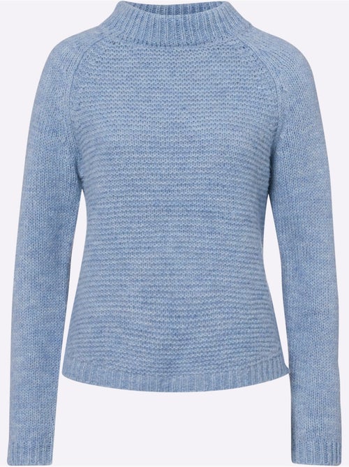 Pull En Tricot Col Corolle - Taille Standard - Helline - Kiabi Pull En Tricot Col Corolle - Taille Standard - Helline - Kiabi