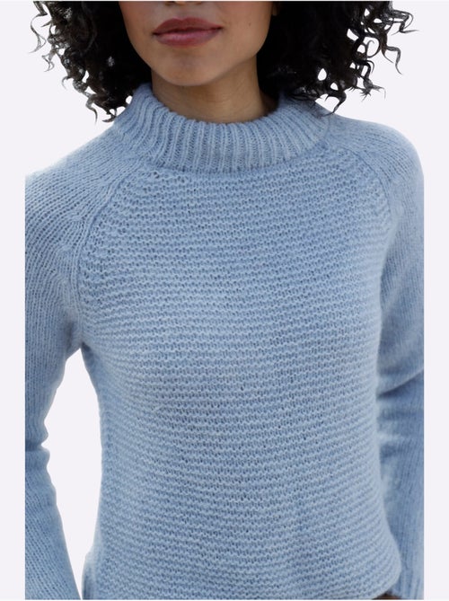Pull En Tricot Col Corolle - Taille Standard - Helline - Kiabi Pull En Tricot Col Corolle - Taille Standard - Helline - Kiabi