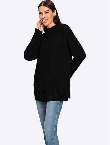 Pull En Tricot Col Corolle - Taille Standard - Helline