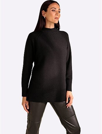 Pull En Tricot Col Corolle - Taille Standard - Helline