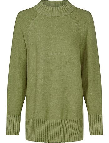 Pull En Tricot Col Corolle - Taille Standard - helline