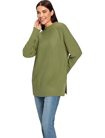 Pull En Tricot Col Corolle - Taille Standard - helline