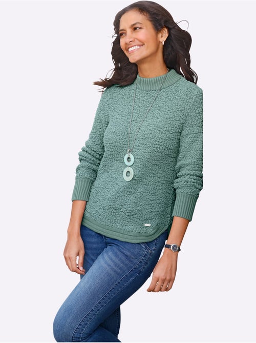 Pull en tricot col roulé et manches longues en fil fantaisie - Taille standard - Witt - Kiabi Pull en tricot col roulé et manches longues en fil fantaisie - Taille standard - Witt - Kiabi