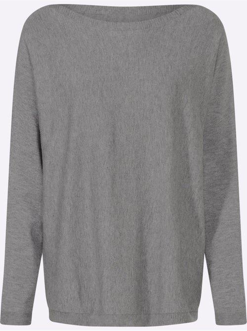 Pull En Tricot Coupe Décontractée - Taille Standard - Helline - Kiabi Pull En Tricot Coupe Décontractée - Taille Standard - Helline - Kiabi