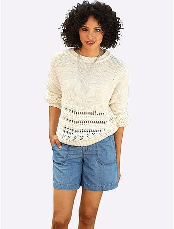 Pull En Tricot Coupe Décontractée - Taille Standard - Helline