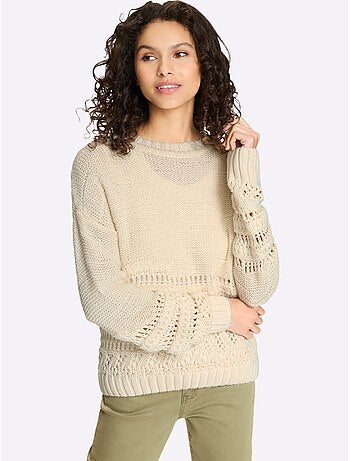 Pull En Tricot Coupe Décontractée - Taille Standard - Helline