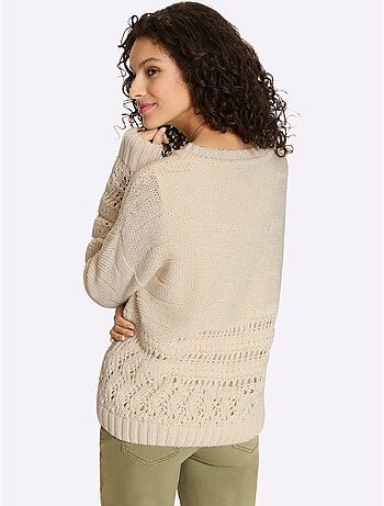 Pull En Tricot Coupe Décontractée - Taille Standard - Helline