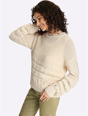Pull En Tricot Coupe Décontractée - Taille Standard - Helline