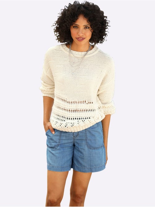 Pull En Tricot Coupe Décontractée - Taille Standard - helline - Kiabi
