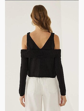 Pull en tricot découpé hiccup