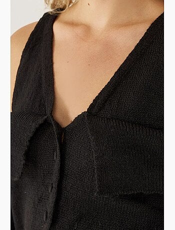 Pull en tricot découpé hiccup