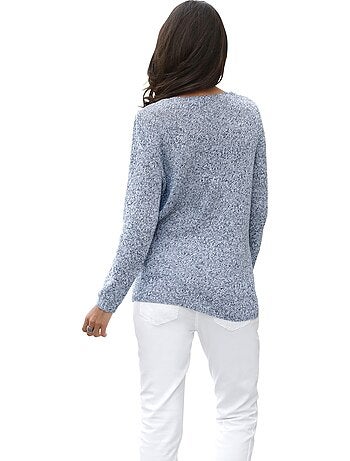 Pull En Tricot Encolure En V Affinante - Taille Standard - Witt