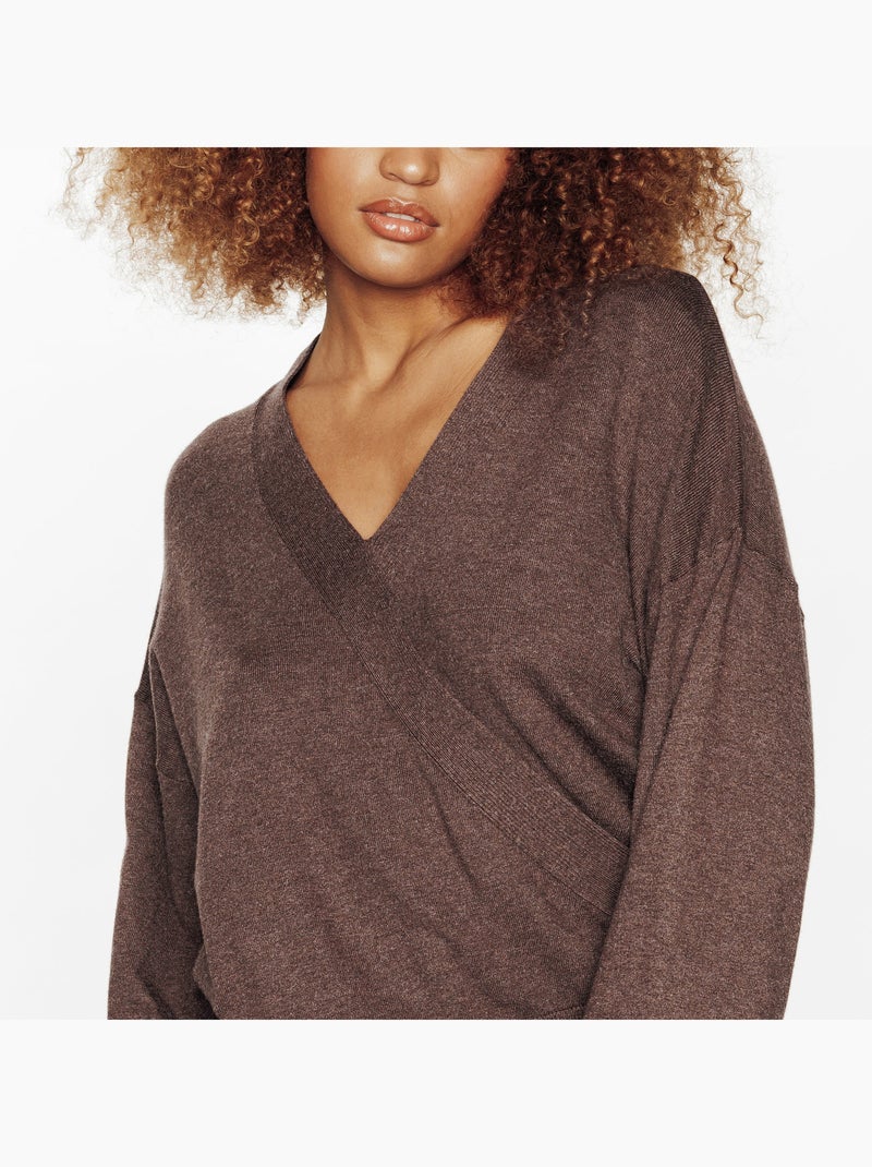 Pull en tricot Feerie - RougeGorge Lingerie Marron - Kiabi