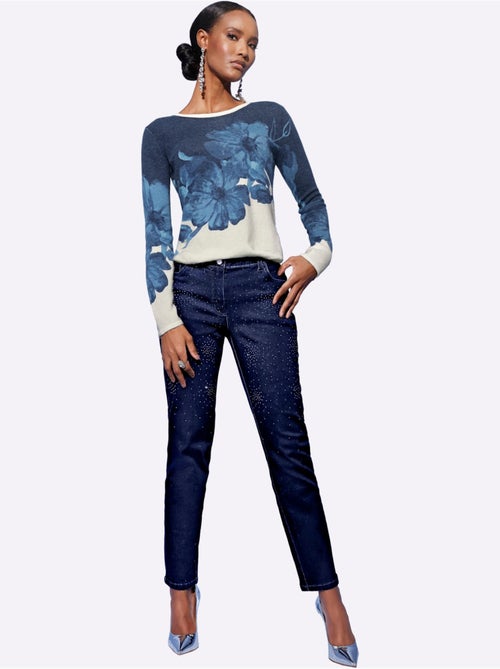 Pull En Tricot Fin 30% Laine - Taille Standard - Helline - Kiabi Pull En Tricot Fin 30% Laine - Taille Standard - Helline - Kiabi