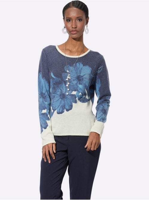 Pull En Tricot Fin 30% Laine - Taille Standard - Helline - Kiabi Pull En Tricot Fin 30% Laine - Taille Standard - Helline - Kiabi