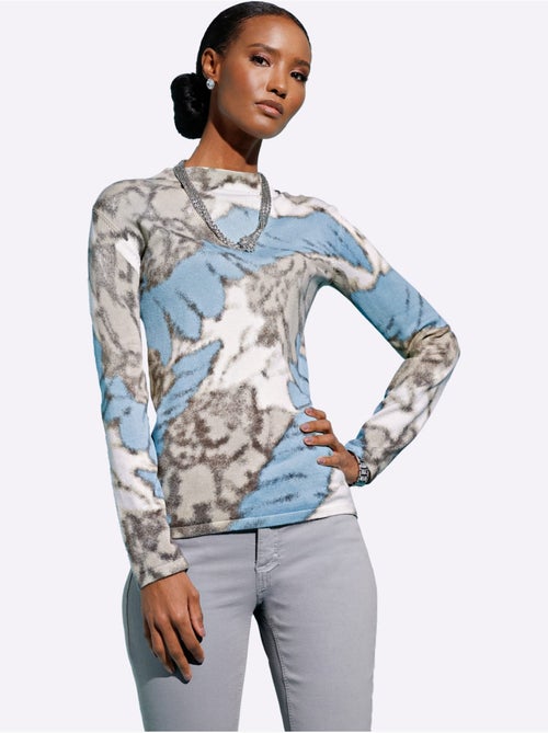 Pull En Tricot Fin 30% Lyocell - Taille Standard - Helline - Kiabi