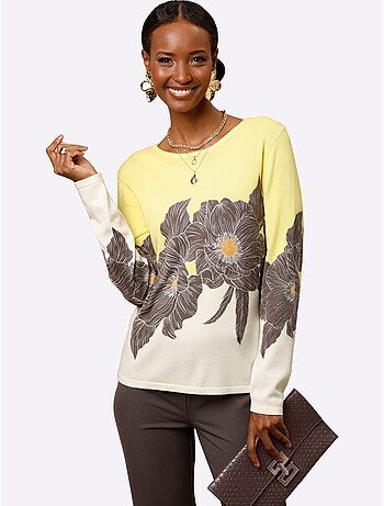 Pull En Tricot Fin 30% Lyocell - Taille Standard - Helline