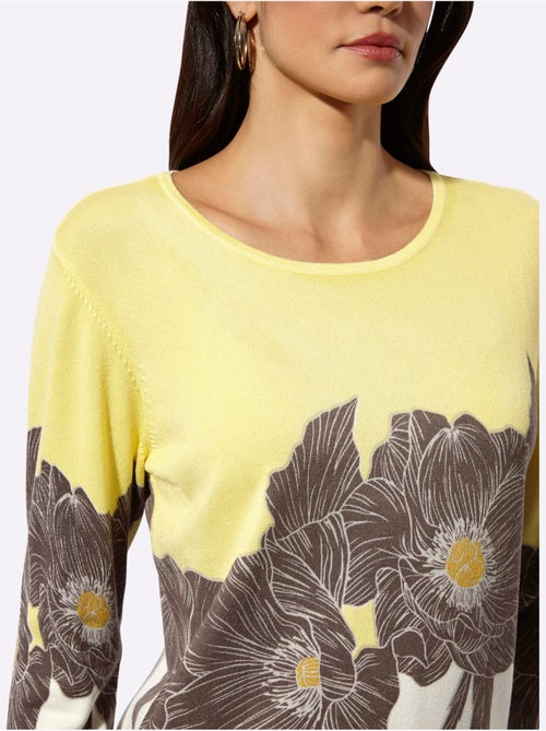 Pull En Tricot Fin 30% Lyocell - Taille Standard - Helline - Kiabi Pull En Tricot Fin 30% Lyocell - Taille Standard - Helline - Kiabi