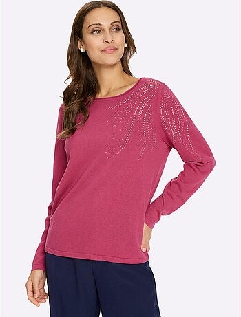 Pull En Tricot Fin 50% Coton - Taille Standard - Witt