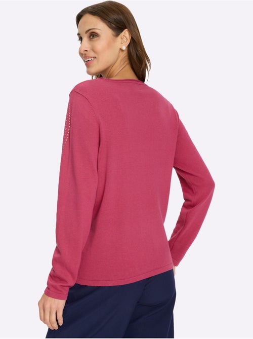 Pull En Tricot Fin 50% Coton - Taille Standard - Witt - Kiabi Pull En Tricot Fin 50% Coton - Taille Standard - Witt - Kiabi