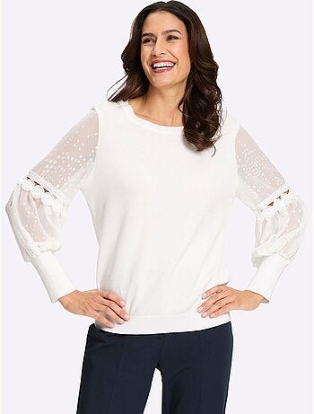 Pull En Tricot Fin 70% Viscose - Taille Standard - Witt