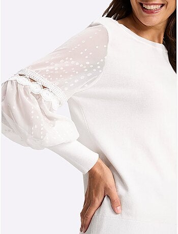 Pull En Tricot Fin 70% Viscose - Taille Standard - Witt
