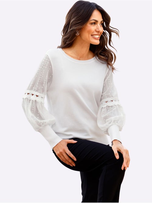 Pull En Tricot Fin 70% Viscose - Taille Standard - Witt - Kiabi Pull En Tricot Fin 70% Viscose - Taille Standard - Witt - Kiabi