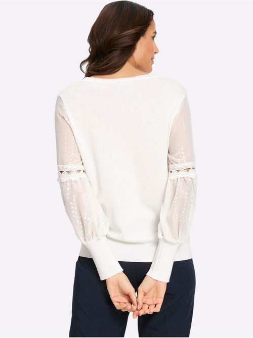 Pull En Tricot Fin 70% Viscose - Taille Standard - Witt - Kiabi Pull En Tricot Fin 70% Viscose - Taille Standard - Witt - Kiabi