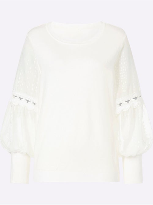 Pull En Tricot Fin 70% Viscose - Taille Standard - Witt - Kiabi Pull En Tricot Fin 70% Viscose - Taille Standard - Witt - Kiabi