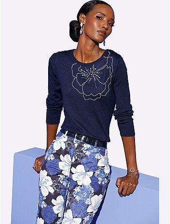 Pull En Tricot Fin Avec Viscose (ecovero) - Taille Standard - Helline