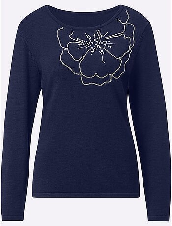 Pull En Tricot Fin Avec Viscose (ecovero) - Taille Standard - Helline
