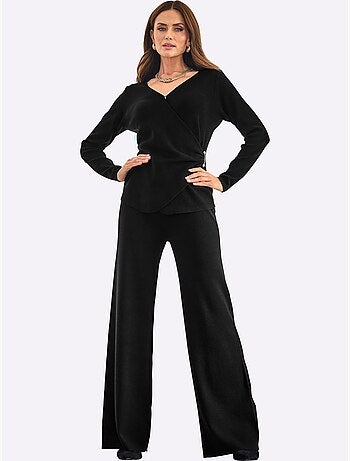Pull En Tricot Fin Boucle Décorative - Taille Standard - Helline