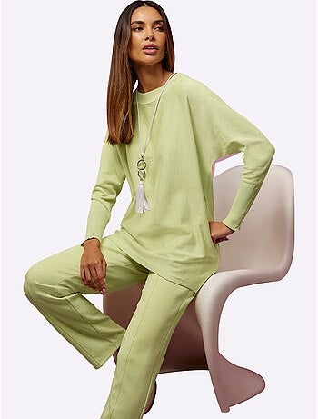 Pull En Tricot Fin Coupe Ample - Taille Standard - Helline