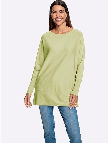 Pull En Tricot Fin Coupe Ample - Taille Standard - Helline