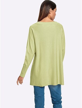 Pull En Tricot Fin Coupe Ample - Taille Standard - Helline