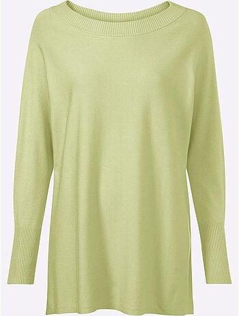Pull En Tricot Fin Coupe Ample - Taille Standard - Helline