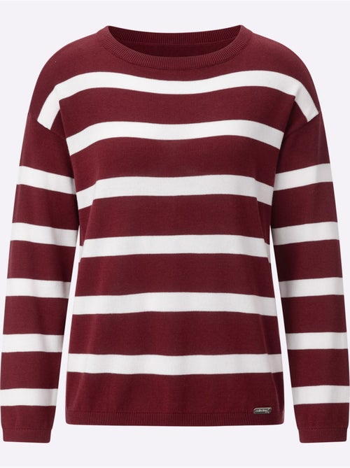 Pull En Tricot Fin Encolure En U Discrète - Taille Standard - Witt - Kiabi Pull En Tricot Fin Encolure En U Discrète - Taille Standard - Witt - Kiabi