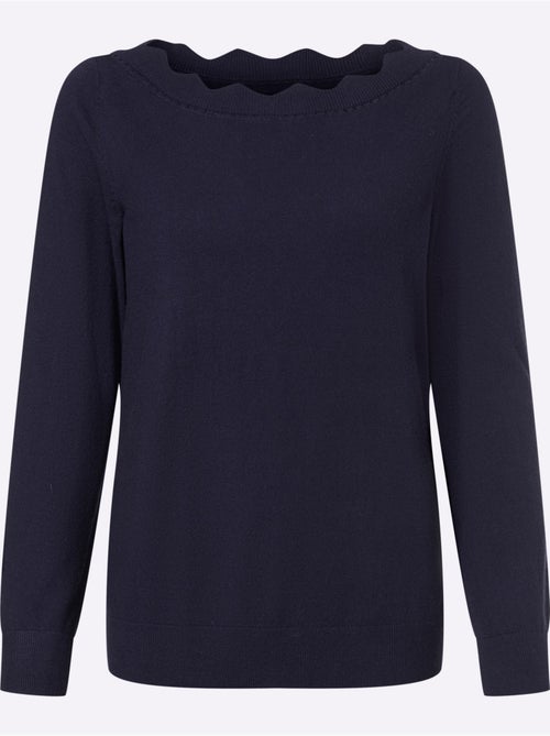 Pull En Tricot Fin Encolure En U Féminine - Taille Standard - Helline - Kiabi Pull En Tricot Fin Encolure En U Féminine - Taille Standard - Helline - Kiabi