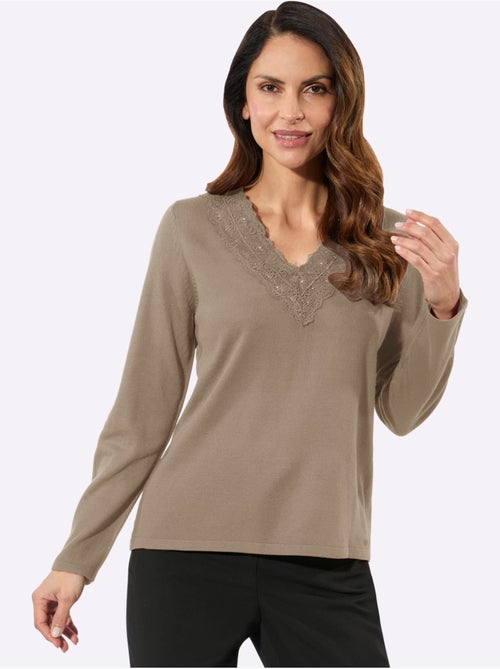 Pull En Tricot Fin Facile D'entretien, Indéformable, Durable - Taille Standard - Witt - Kiabi Pull En Tricot Fin Facile D'entretien, Indéformable, Durable - Taille Standard - Witt - Kiabi
